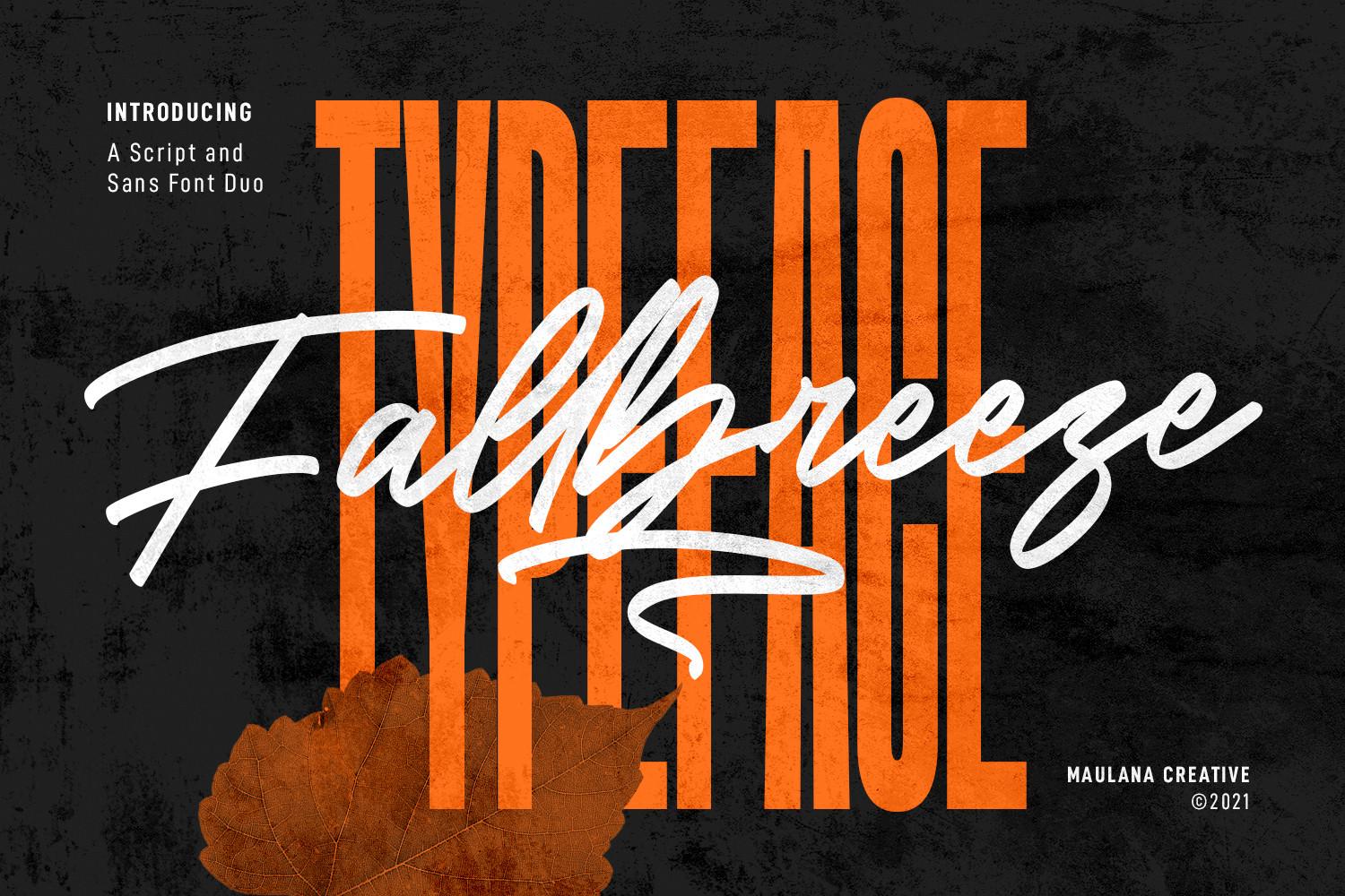 Fallbreeze Duo Font