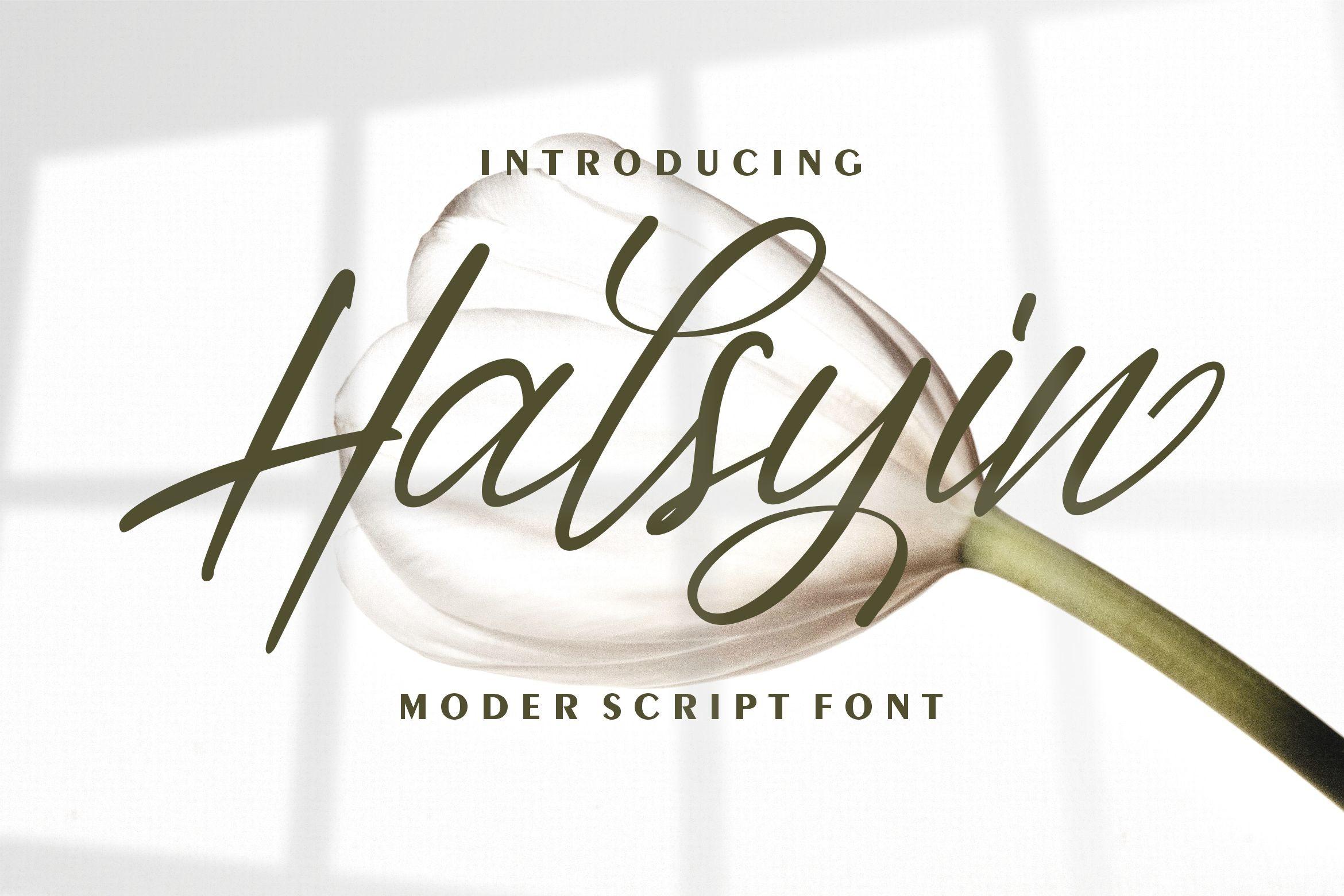 Halsyin Font
