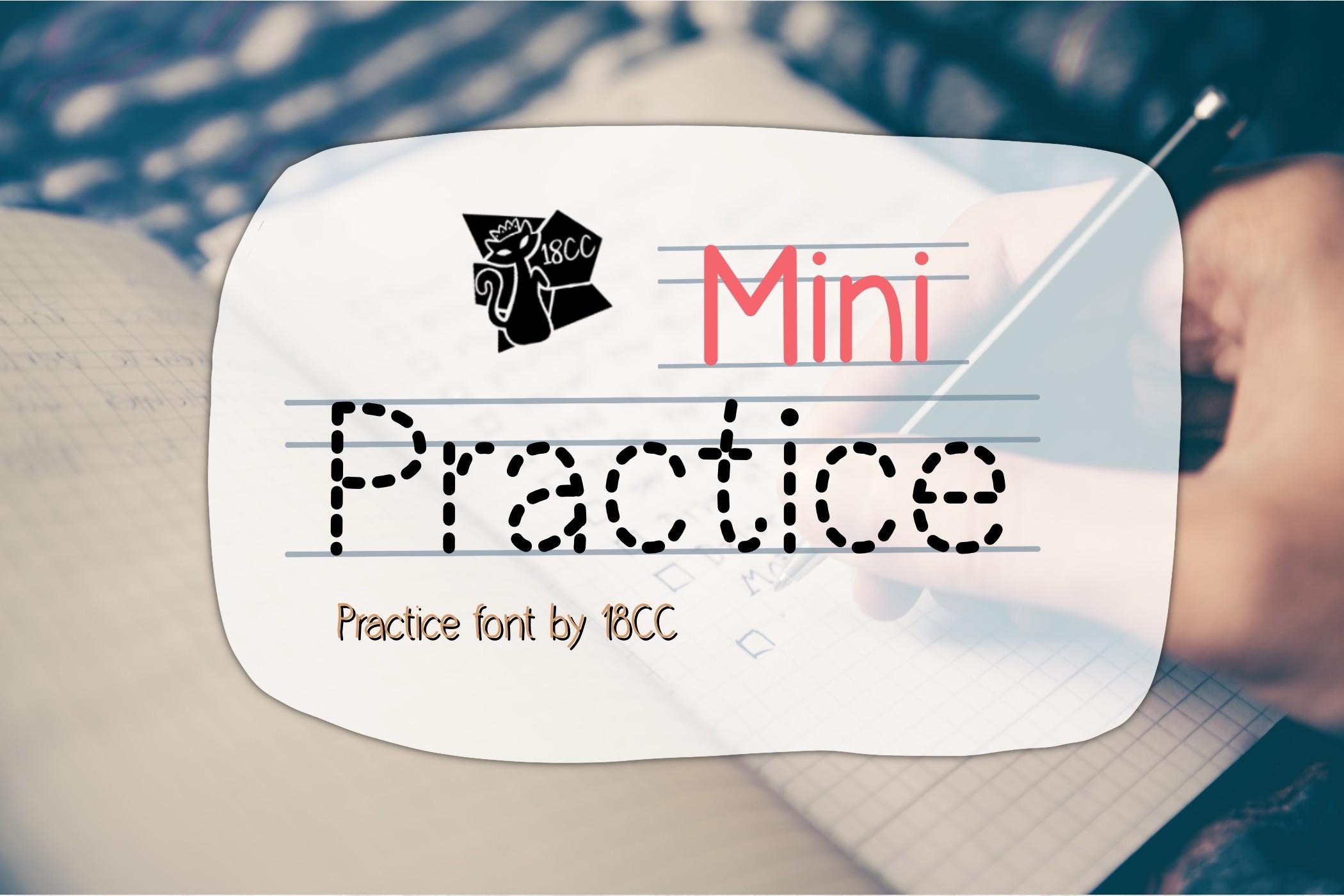 Mini Practice Font