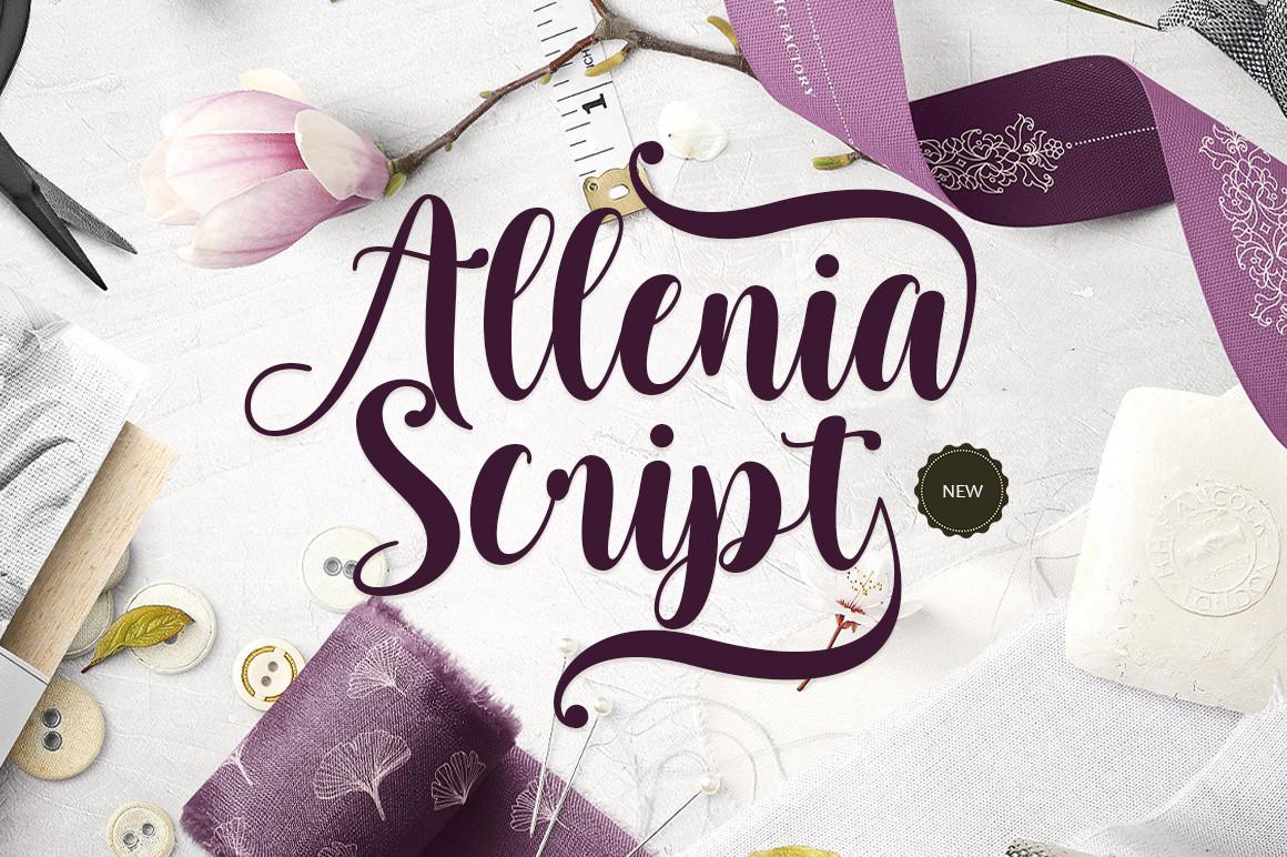 Allenia Script Font