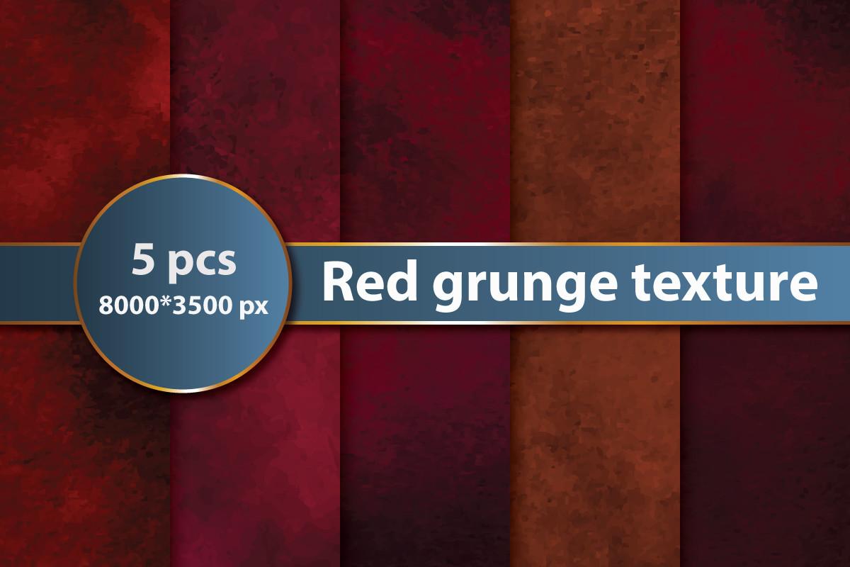Abstract Red Grunge Texture