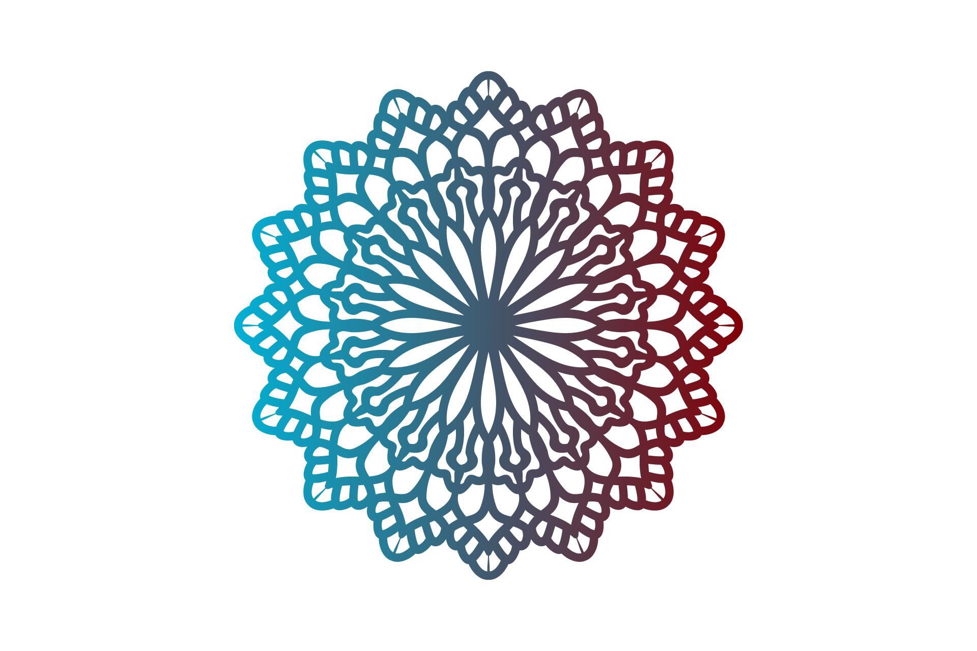 Mandala India Design Illustration Vector