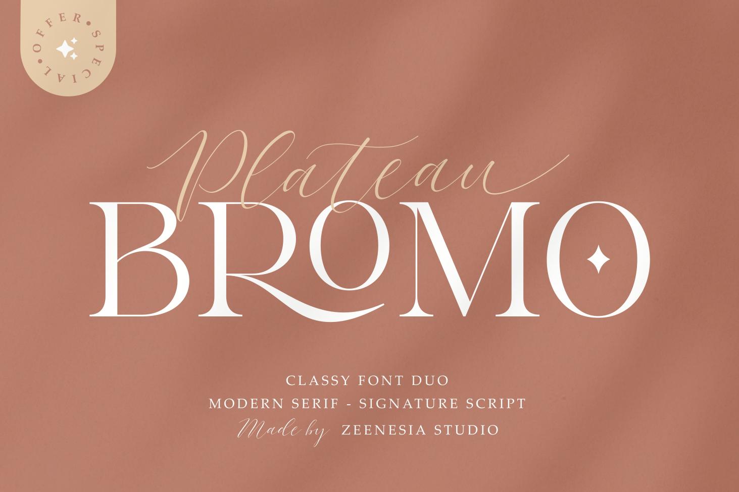 Bromo Plateau Font