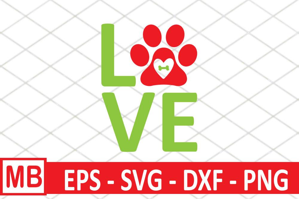Dog Svg Design, LOVE