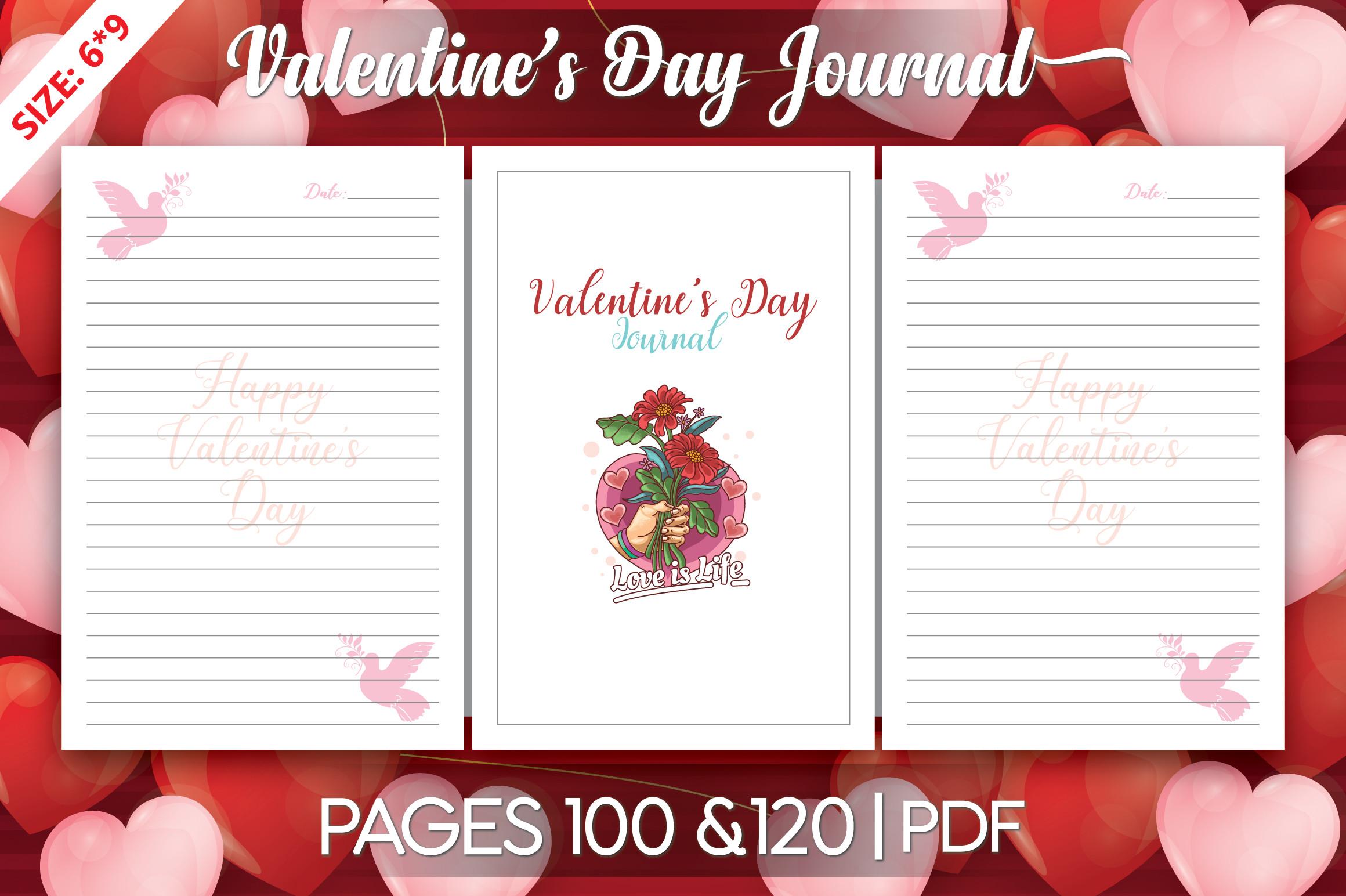 Valentine's Day Journal 2022 for KDP