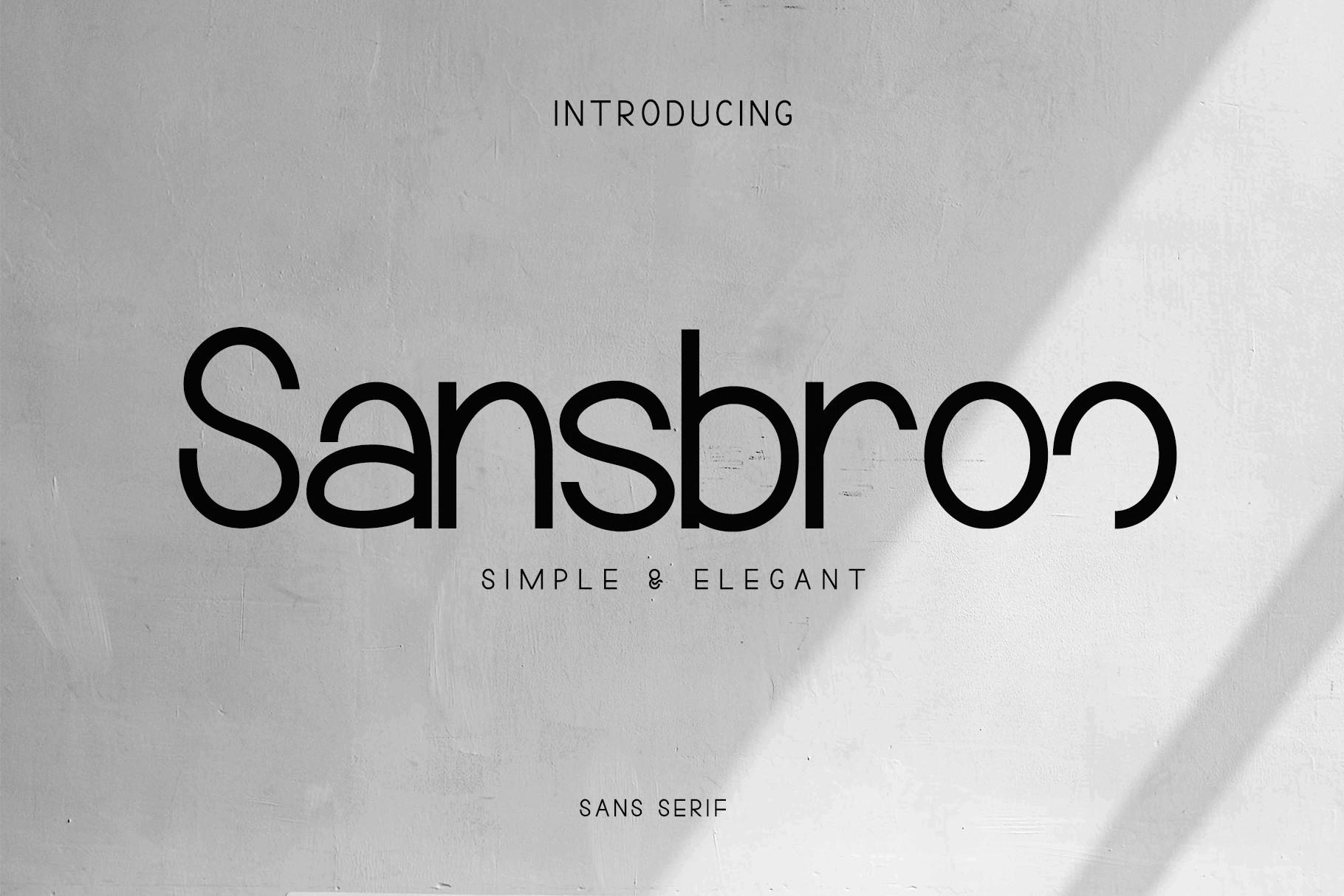 Sansbroo Font