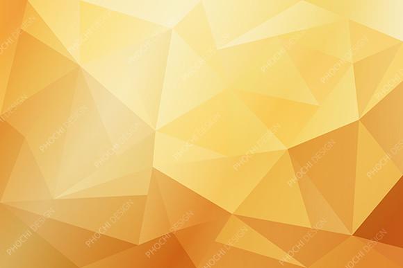 Abstract Gold Low Polygon Background