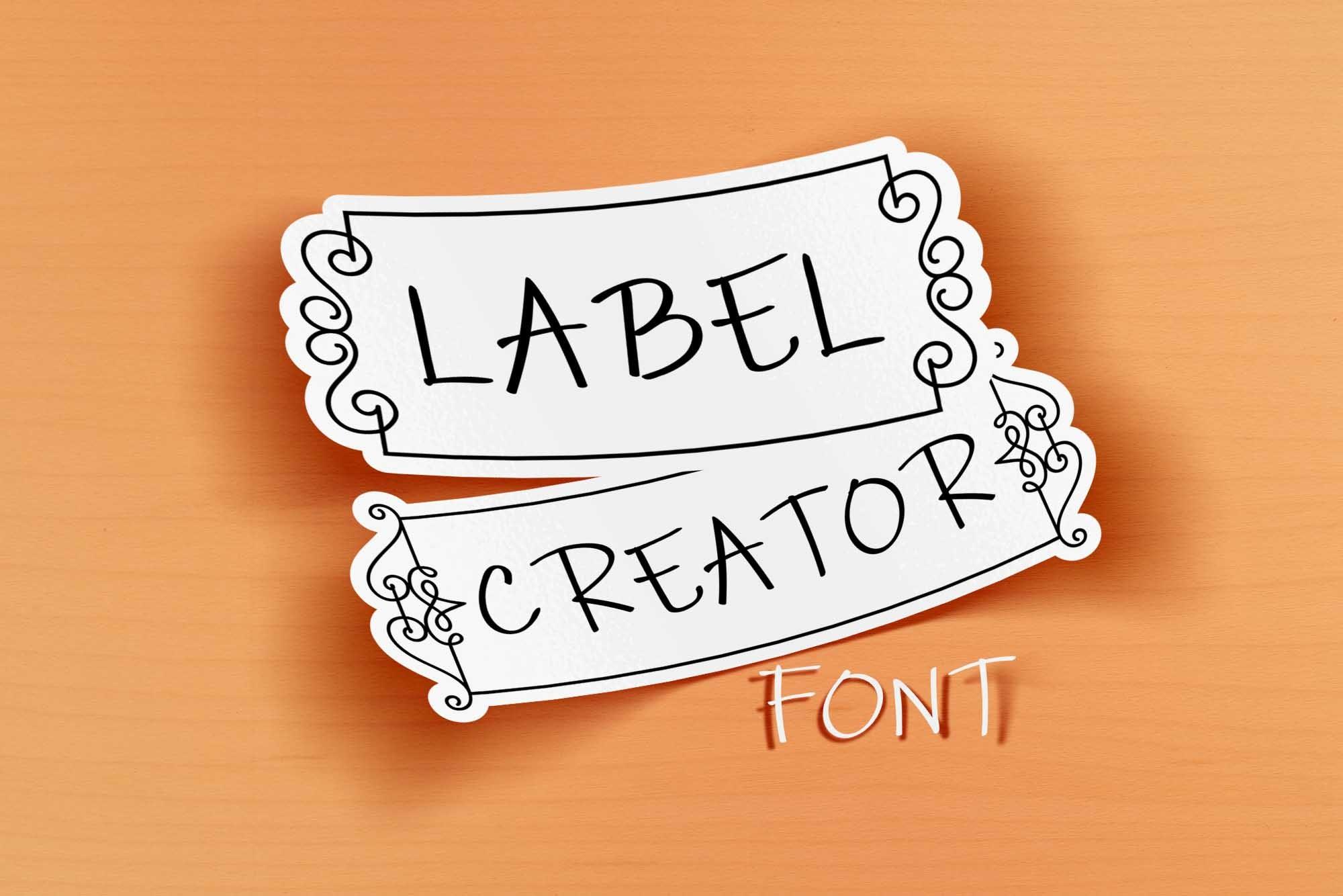 Label Creator Font