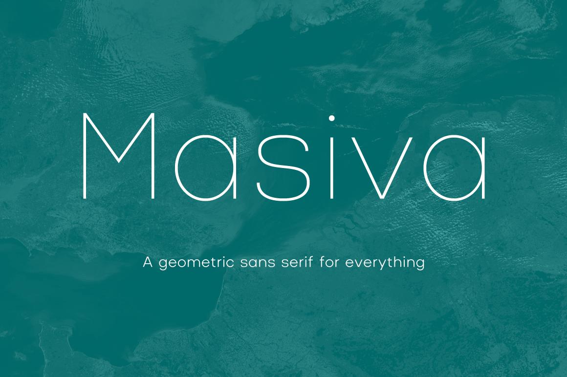 Masiva Family Font