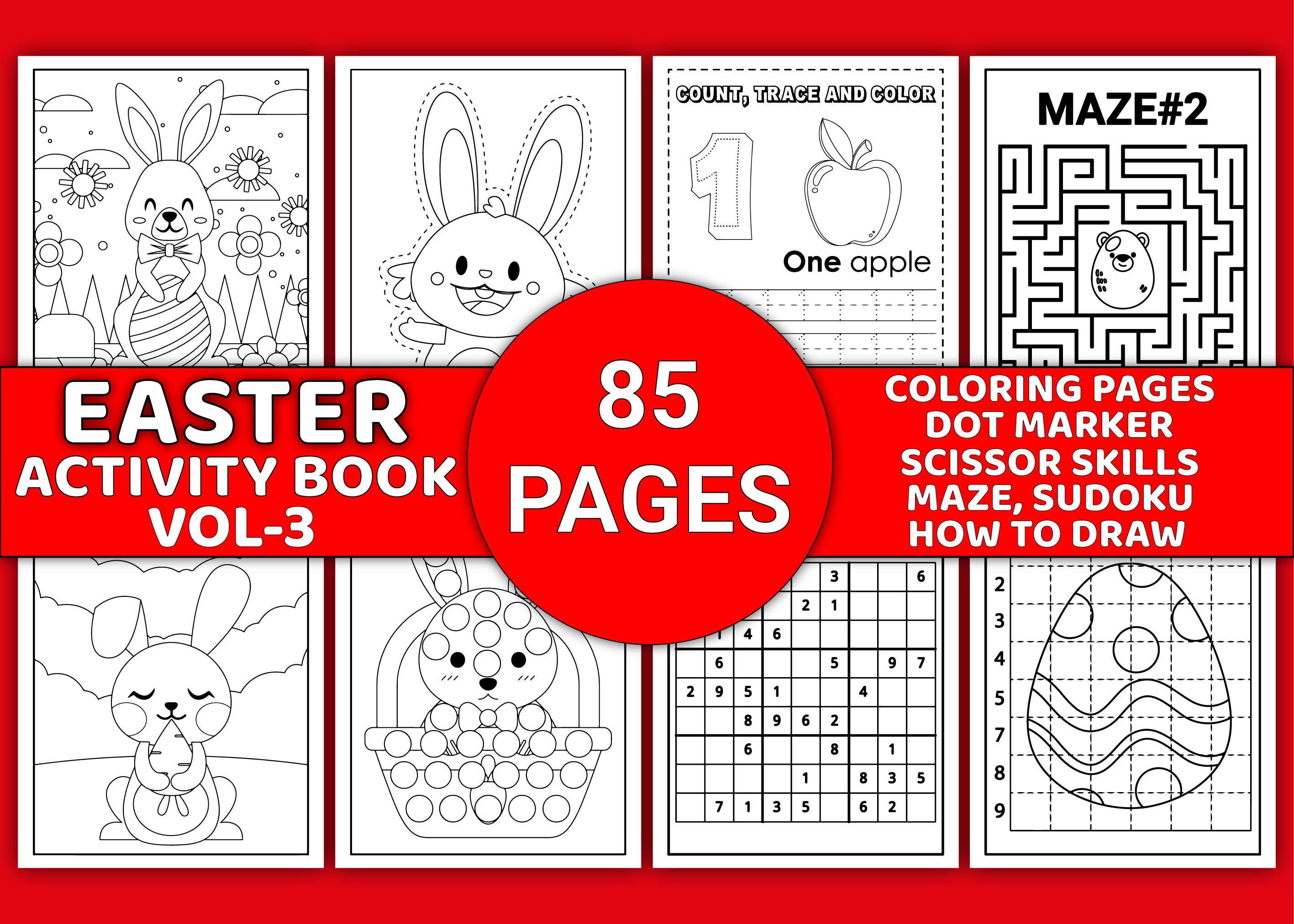 Easter Activity Book Vol-3