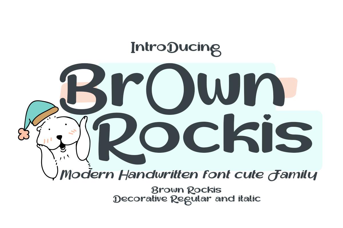 Brown Rockis Font