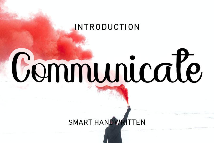 Communicate Font