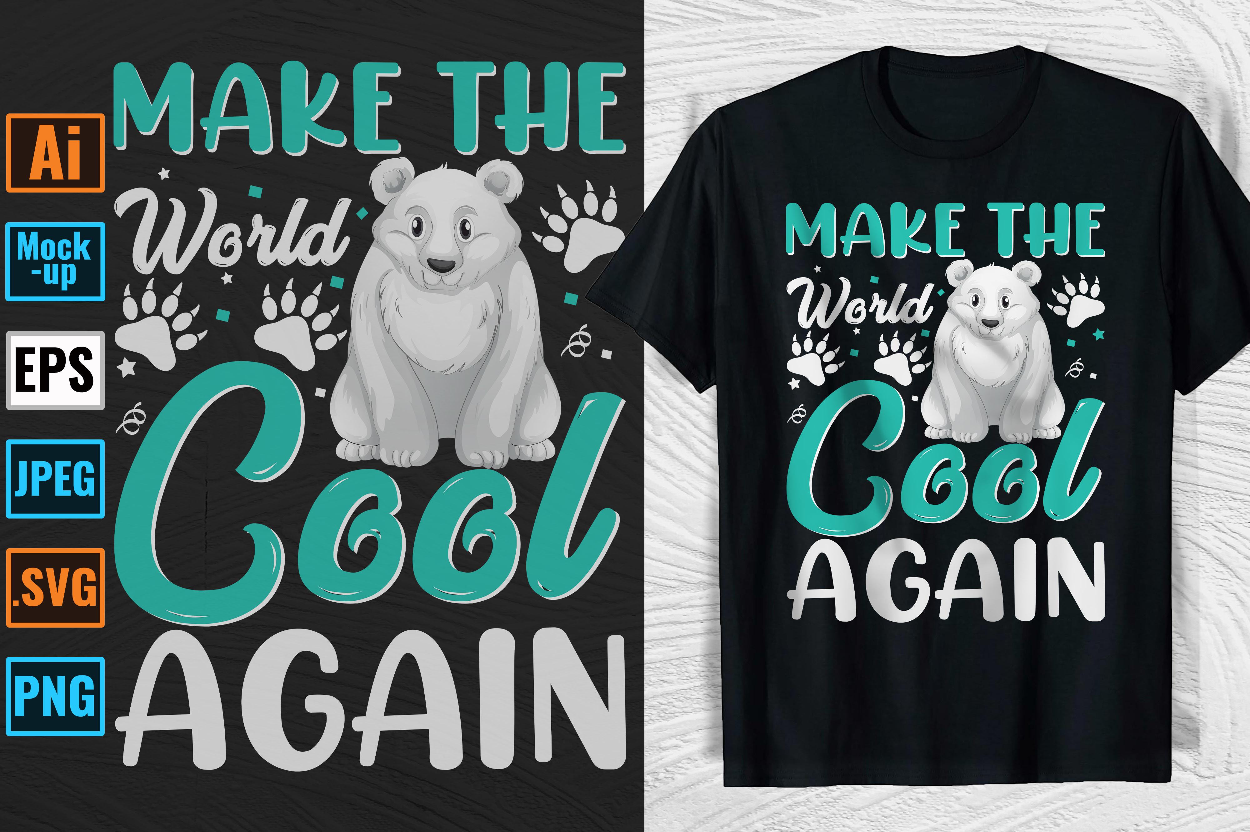 Polar Bear T-shirt and Mug Design