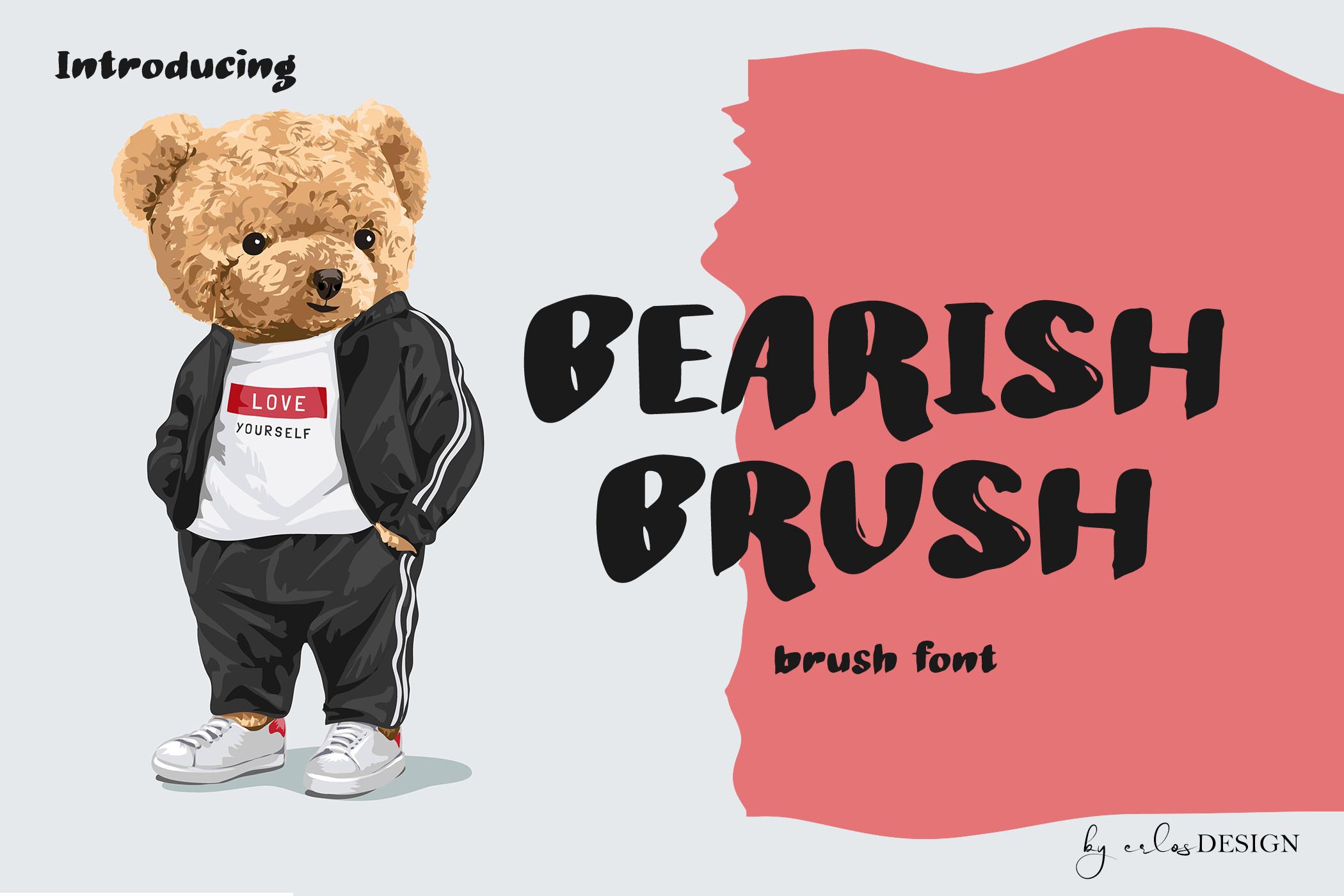 Bearish Brush Font