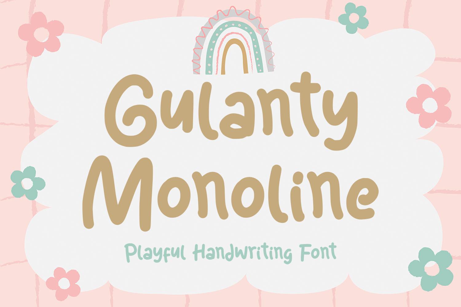 Gulanty Monoline Font