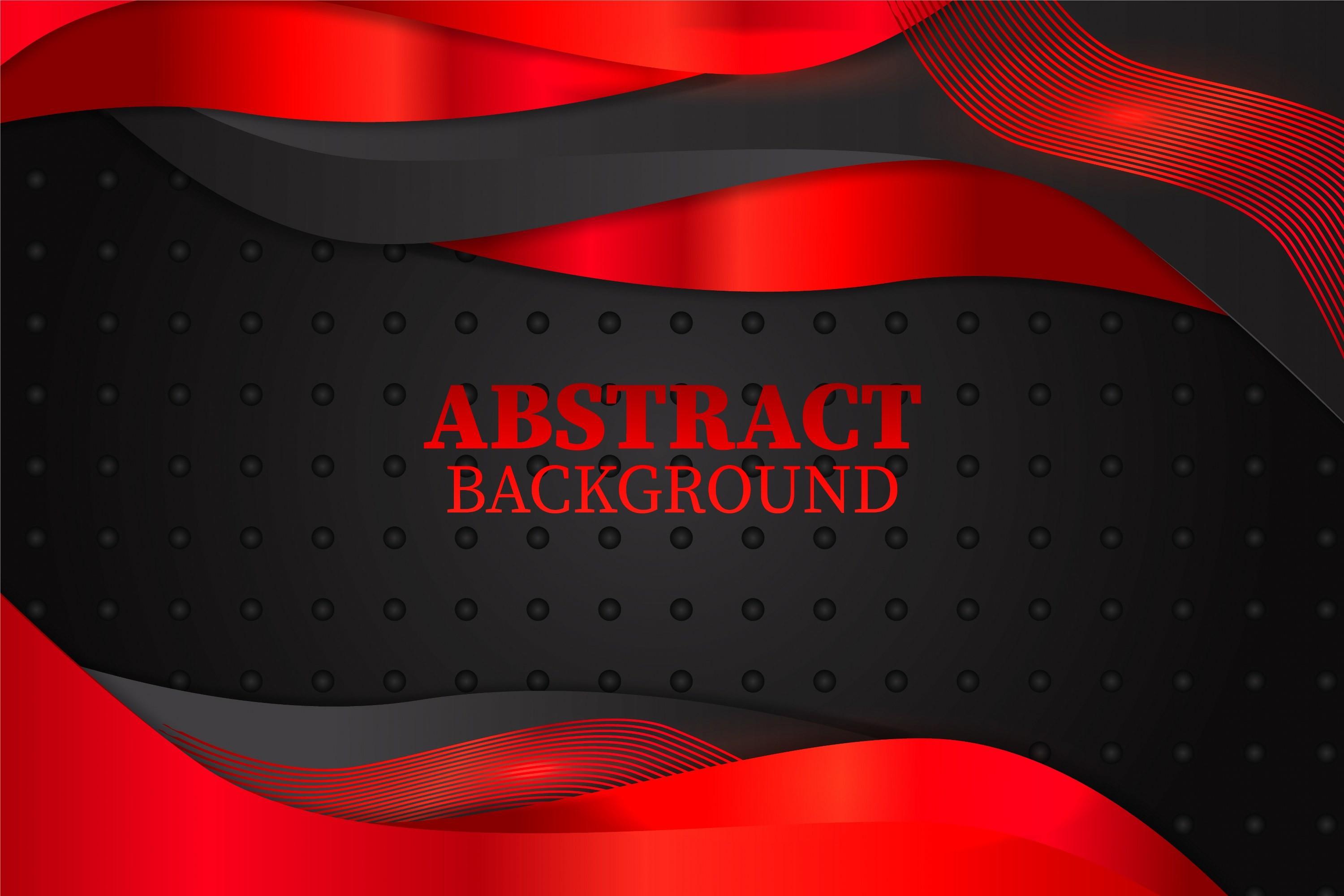 Abstract Fluid Background Black and Red