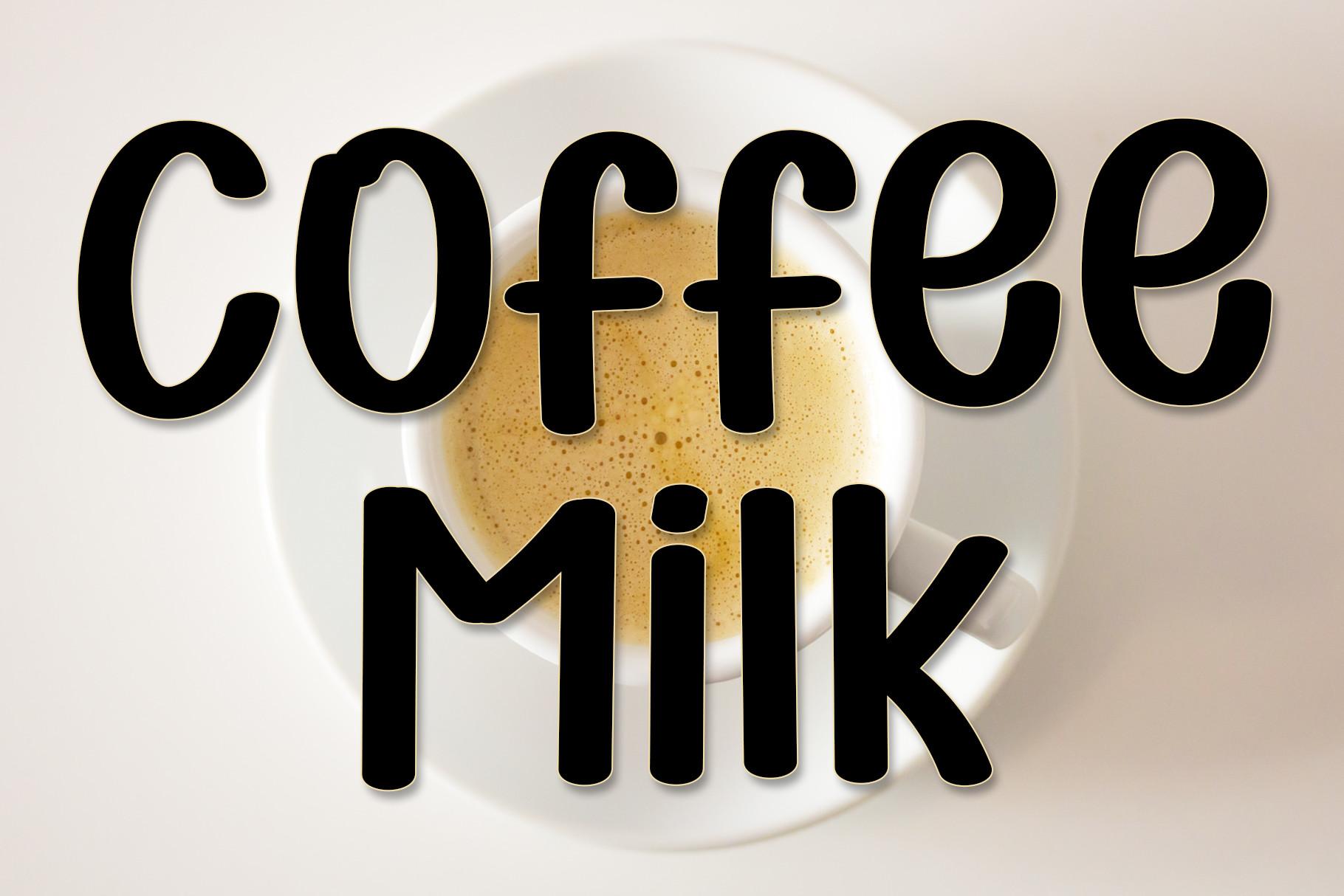Coffee Milk Font