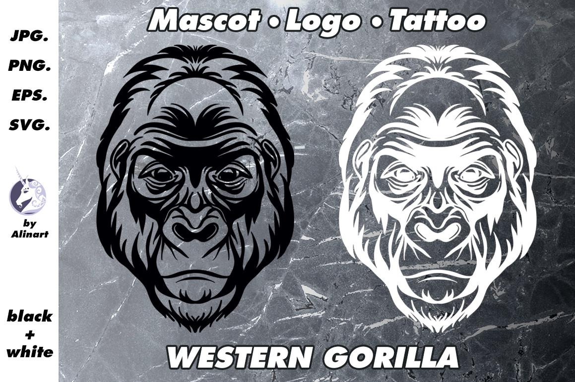 Mascot and Logo Gorilla Illustration