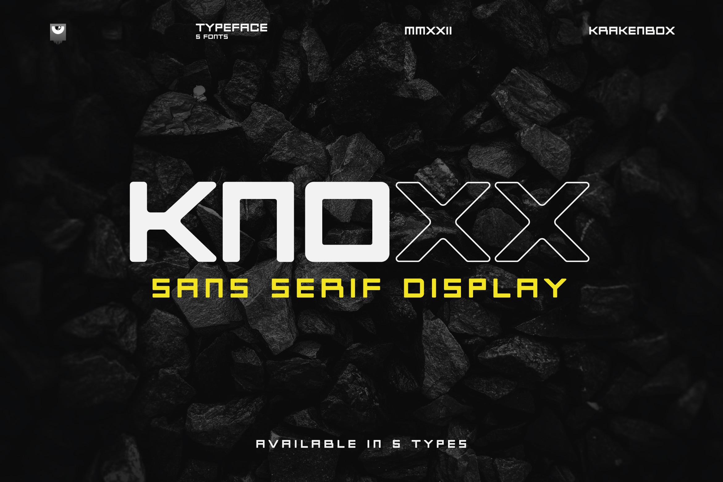 Knoxx Font