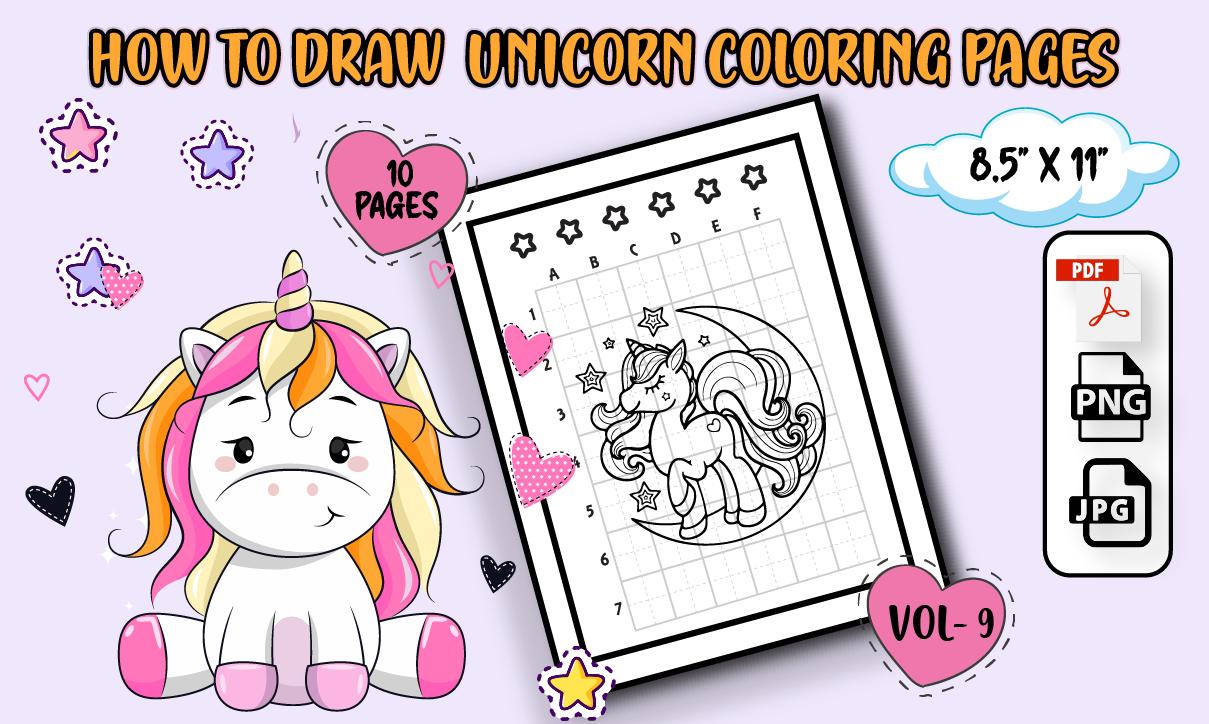 How to Draw Unicorn Pages Vol- 9