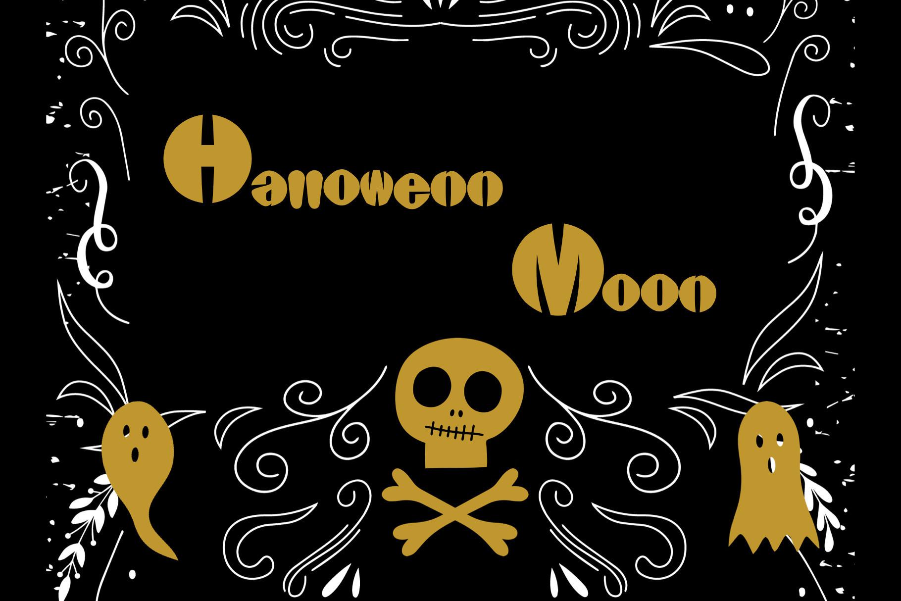 Halloween Moon Font