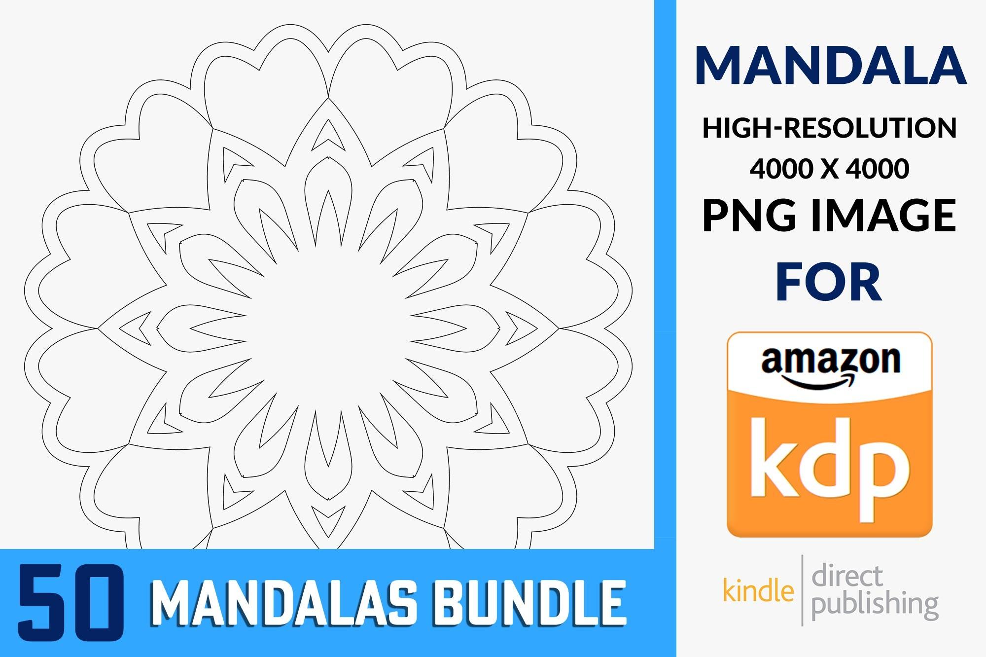 50 Mandalas Bundle for KDP Book