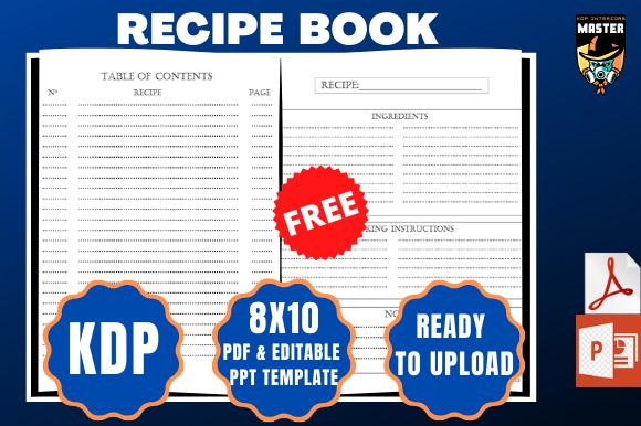 Recipe Book / Cookbook (KDP Interior)