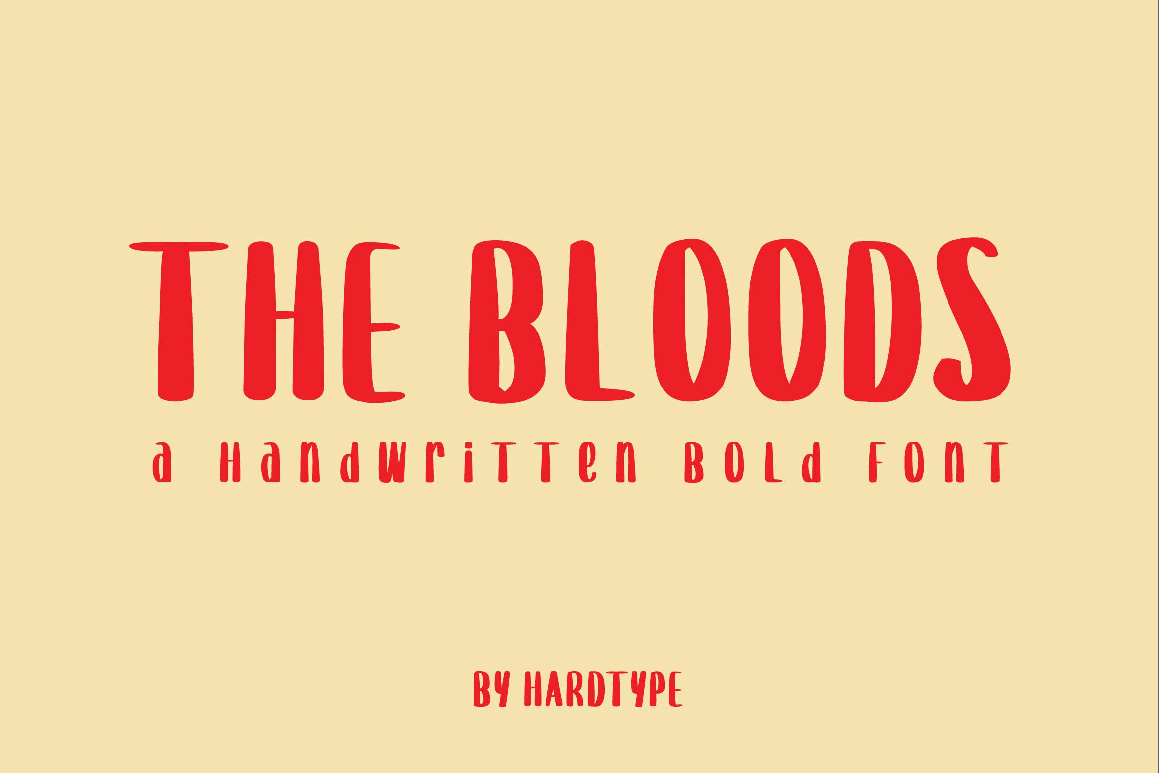 The Bloods Font