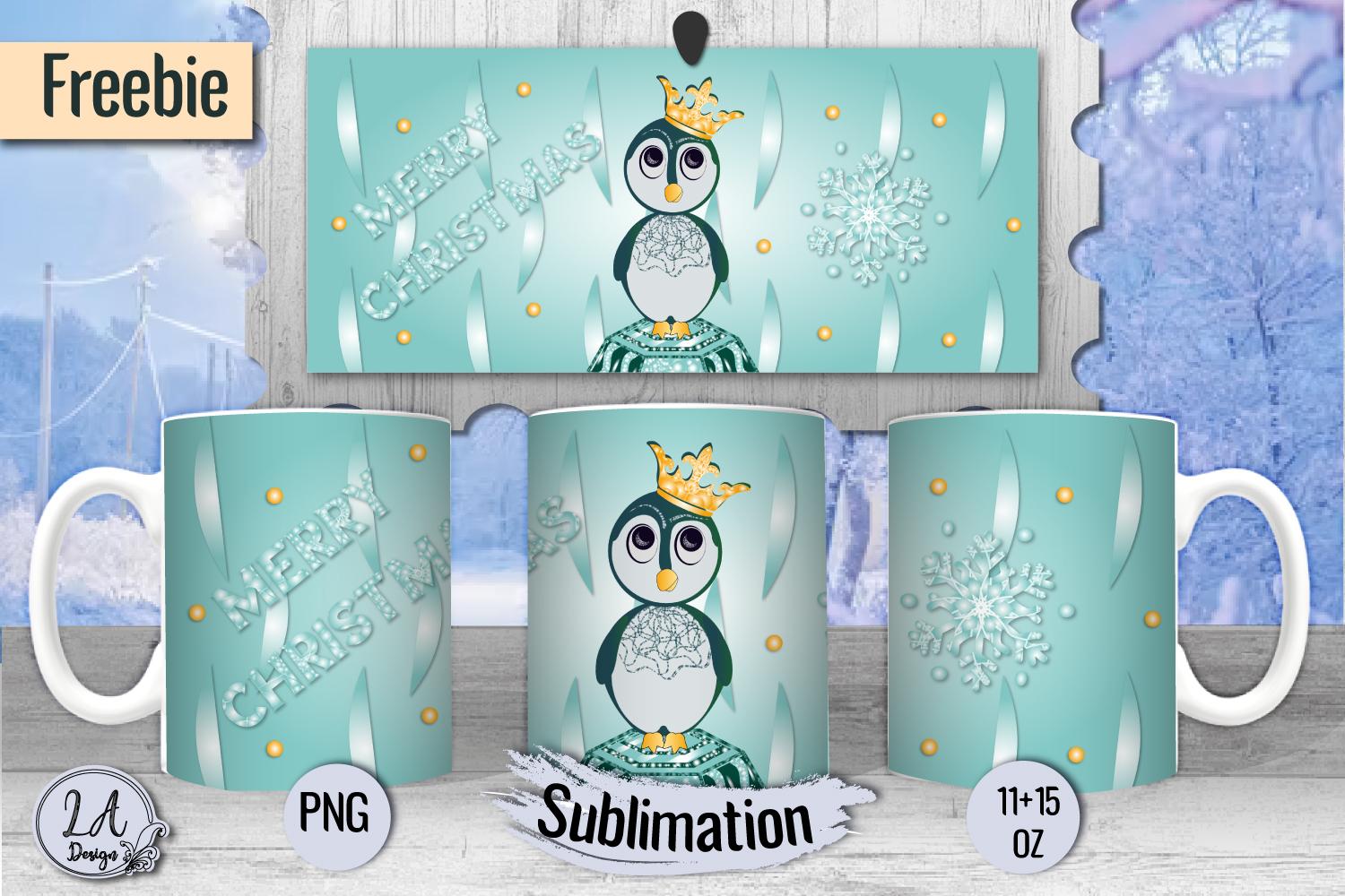 King Penguin Mug Sublimation