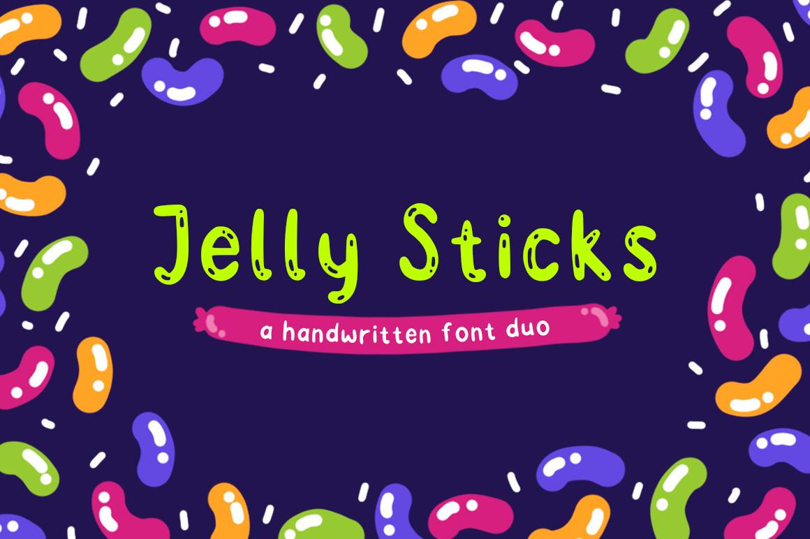 Jelly Sticks Font