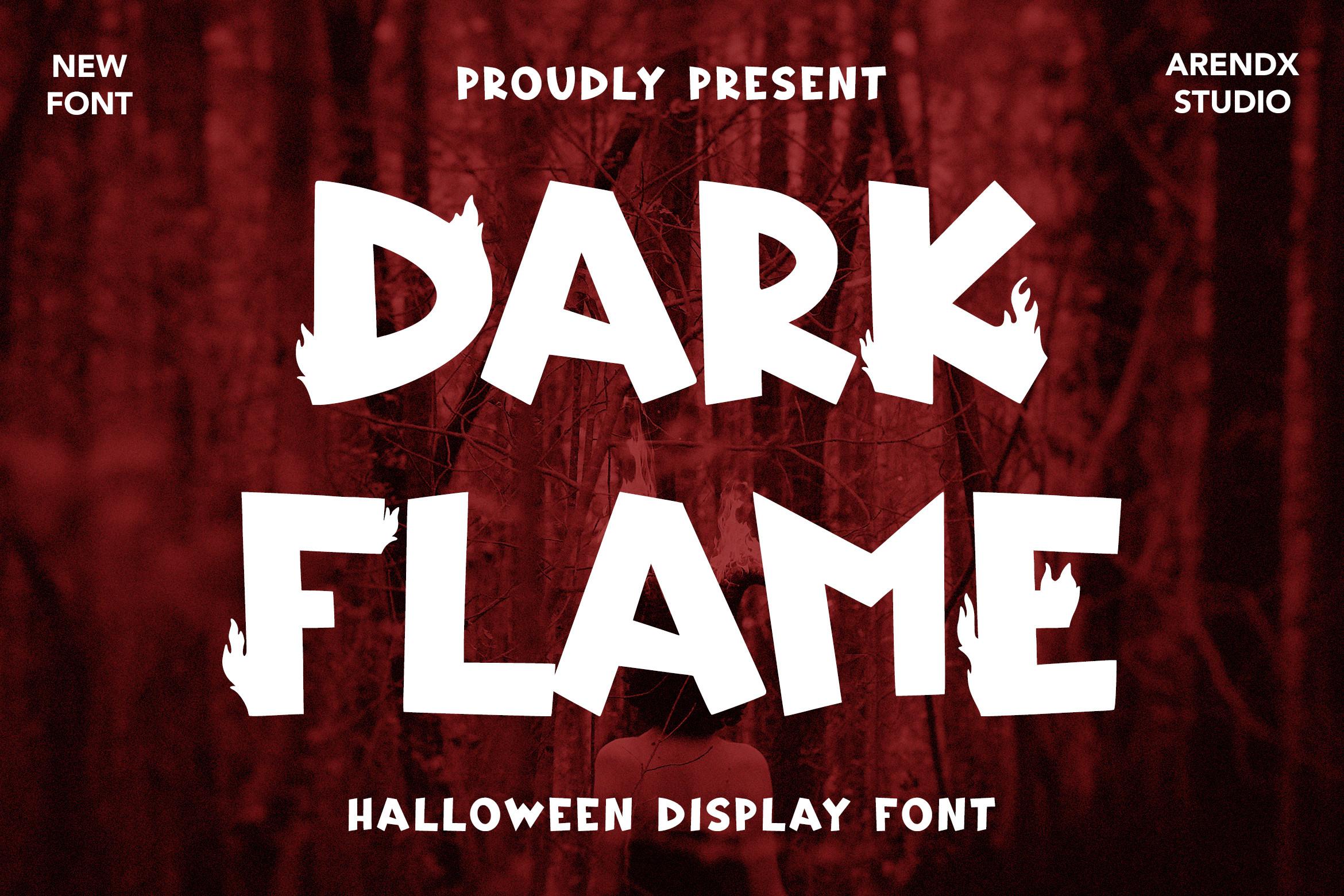 Dark Flame Font