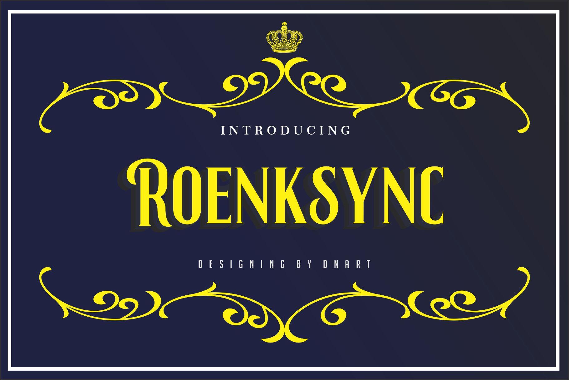 Roenksync Font