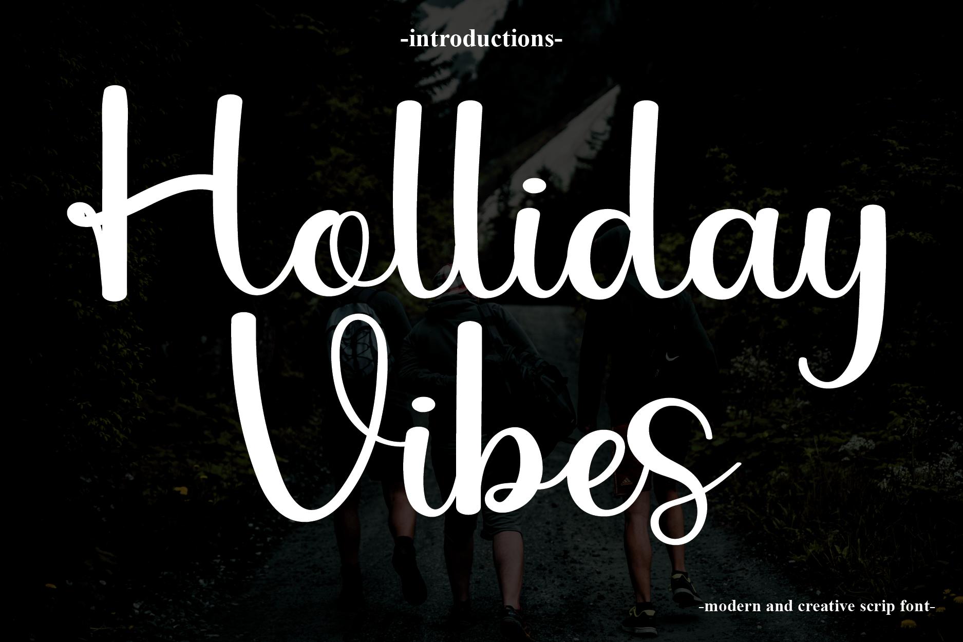 Holliday Vibes Font
