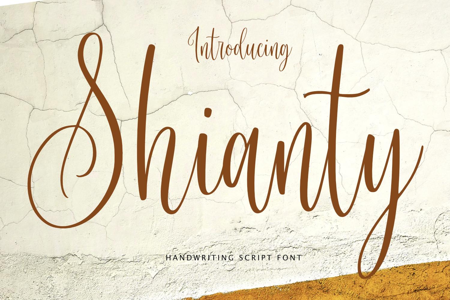 Shianty Script Font