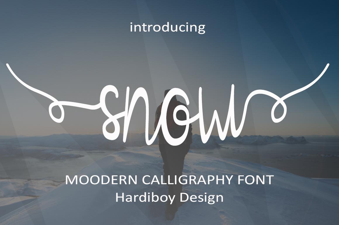 Snow Font