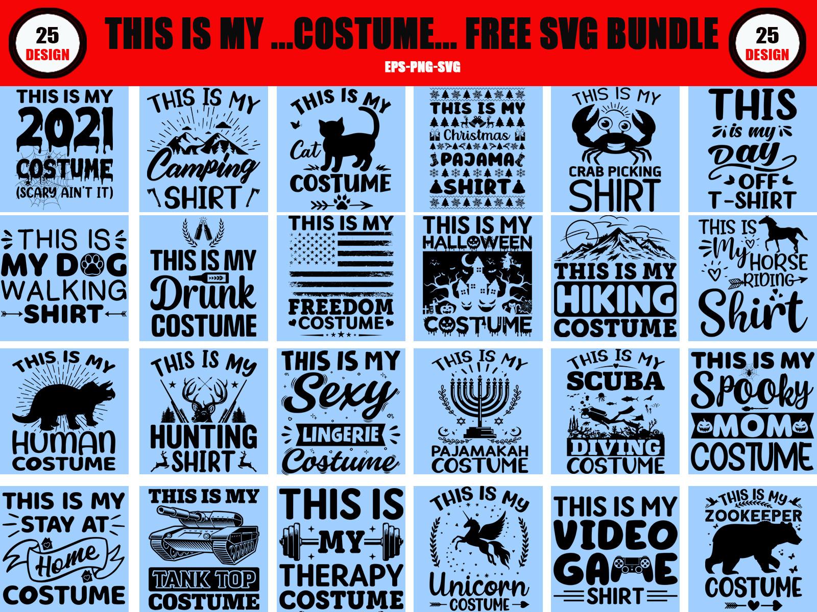 Various This is My Free SVG T Shirt