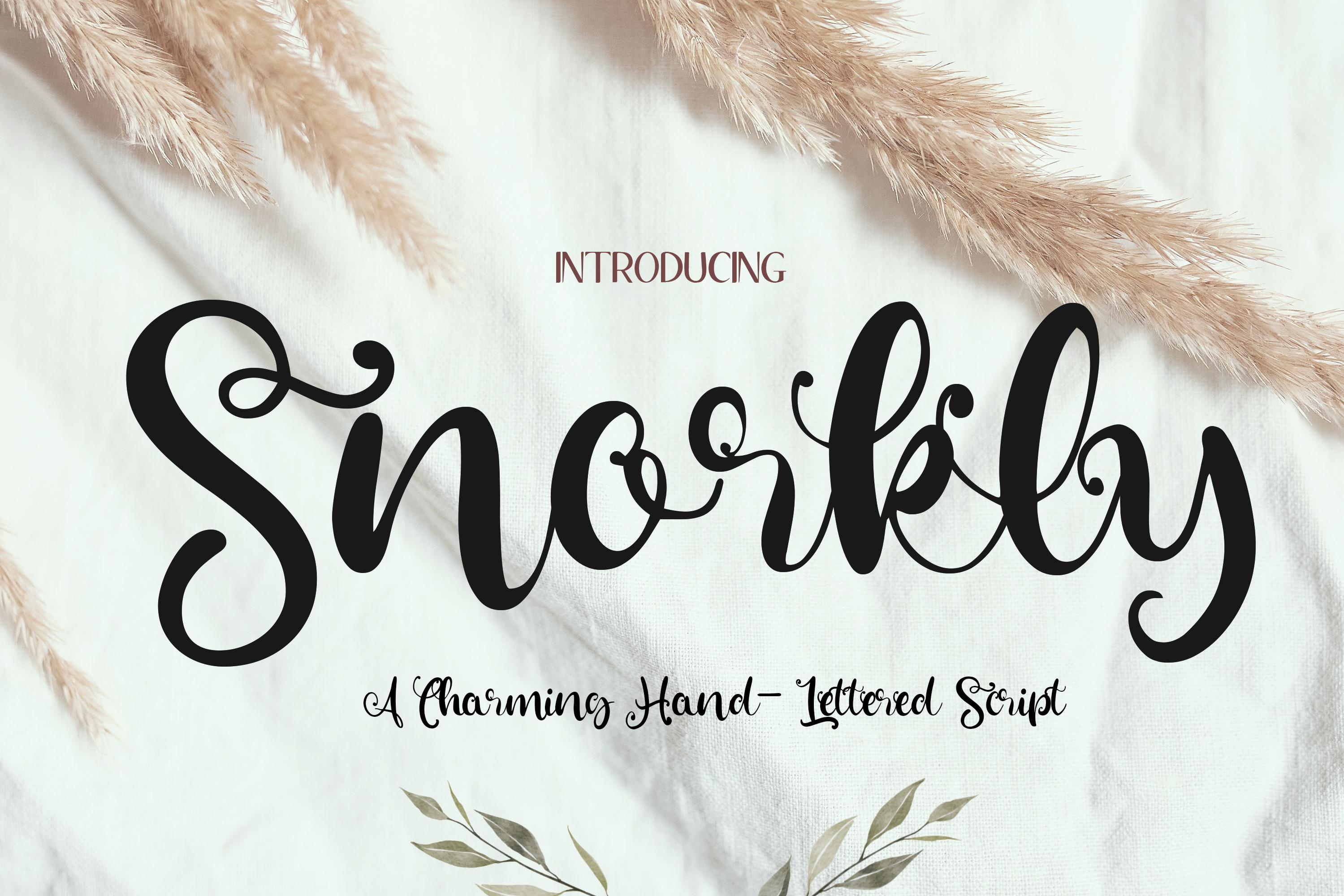 Snorkly Font