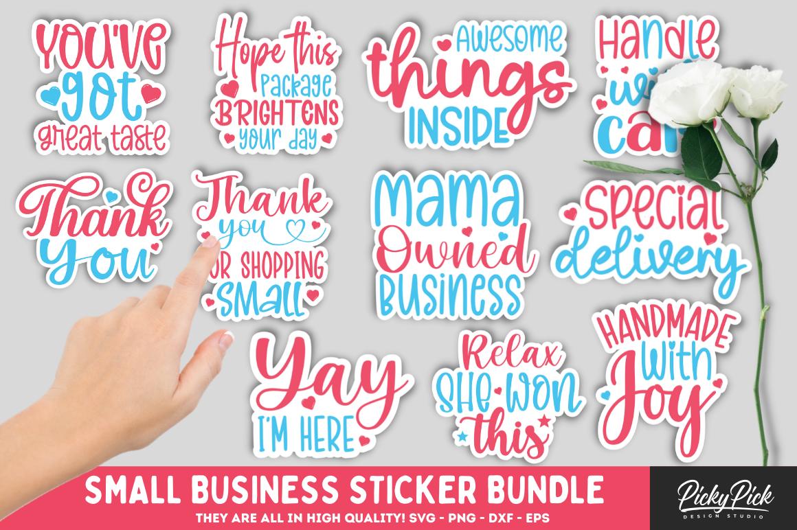 Free Small Business Sticker Bundle