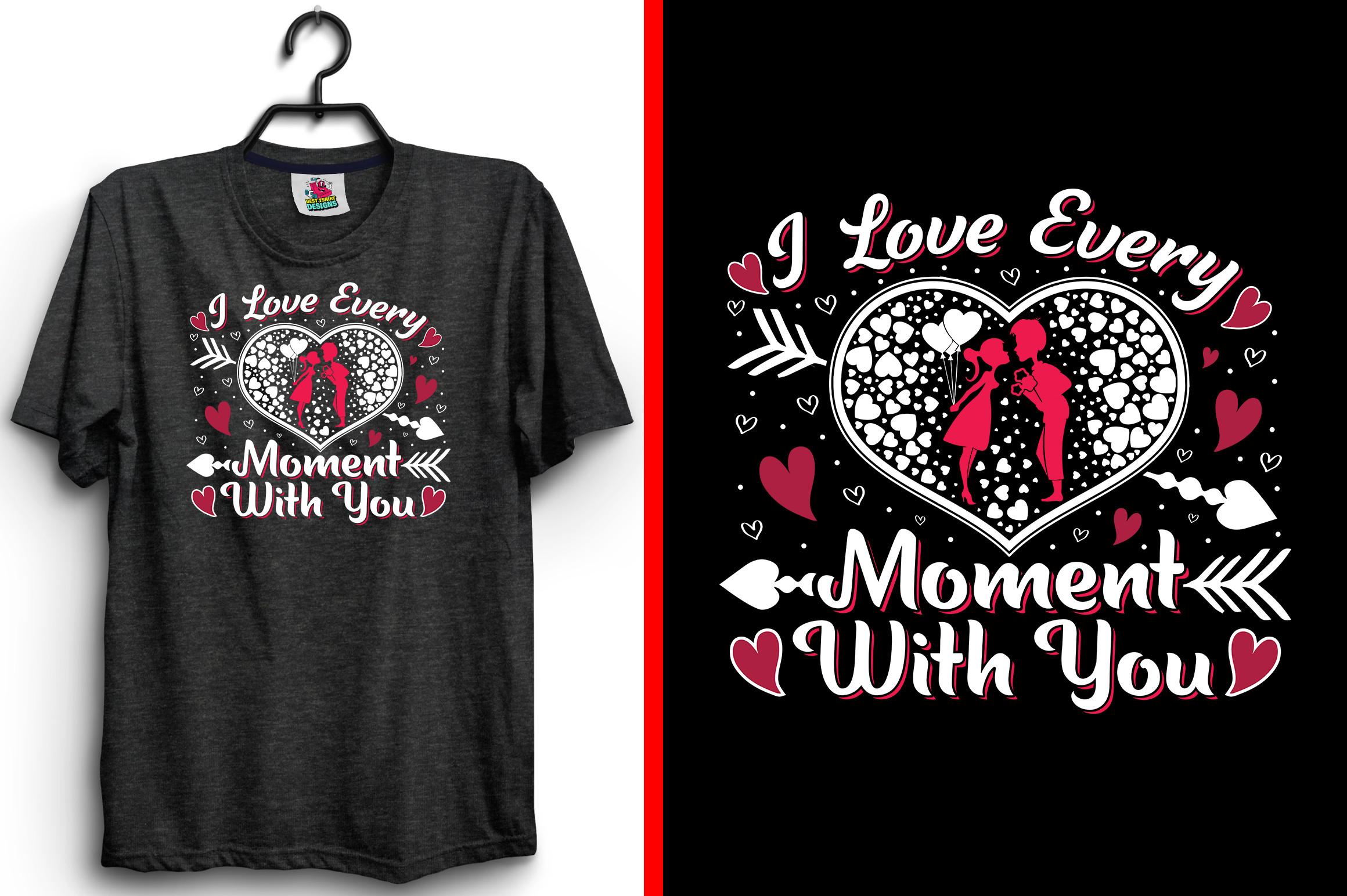 I Love Valentine's Day T-Shirt Design