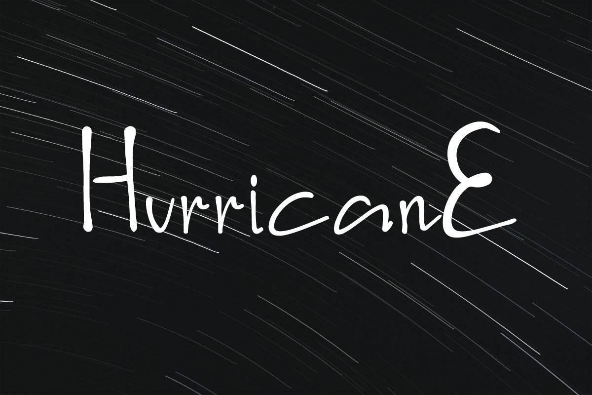 Hurricane Font
