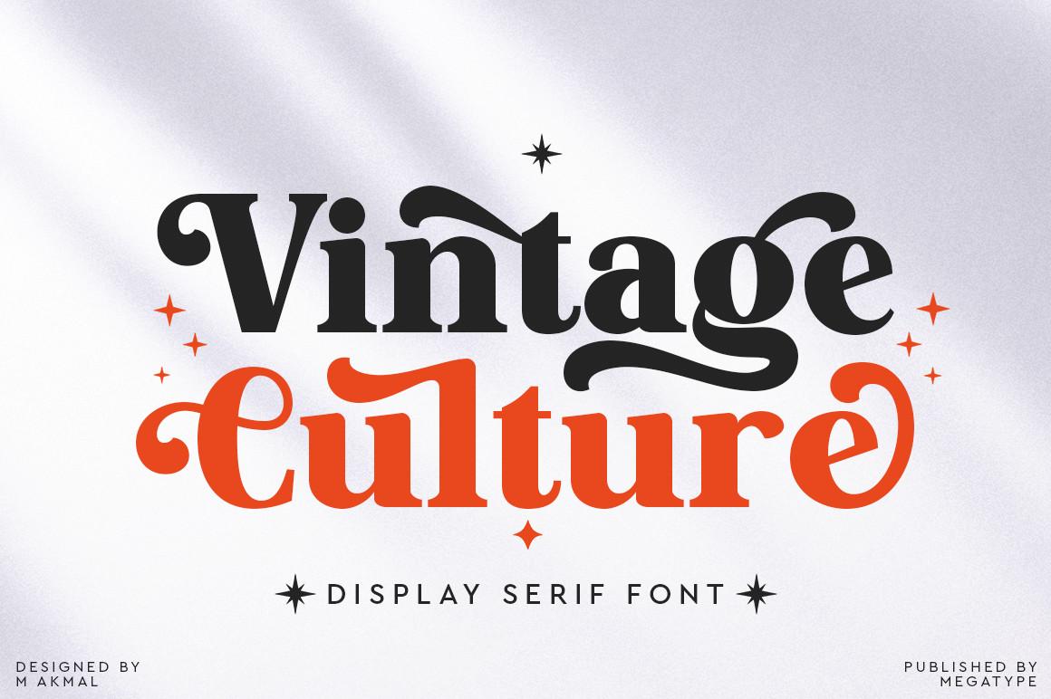 Vintage Culture Font