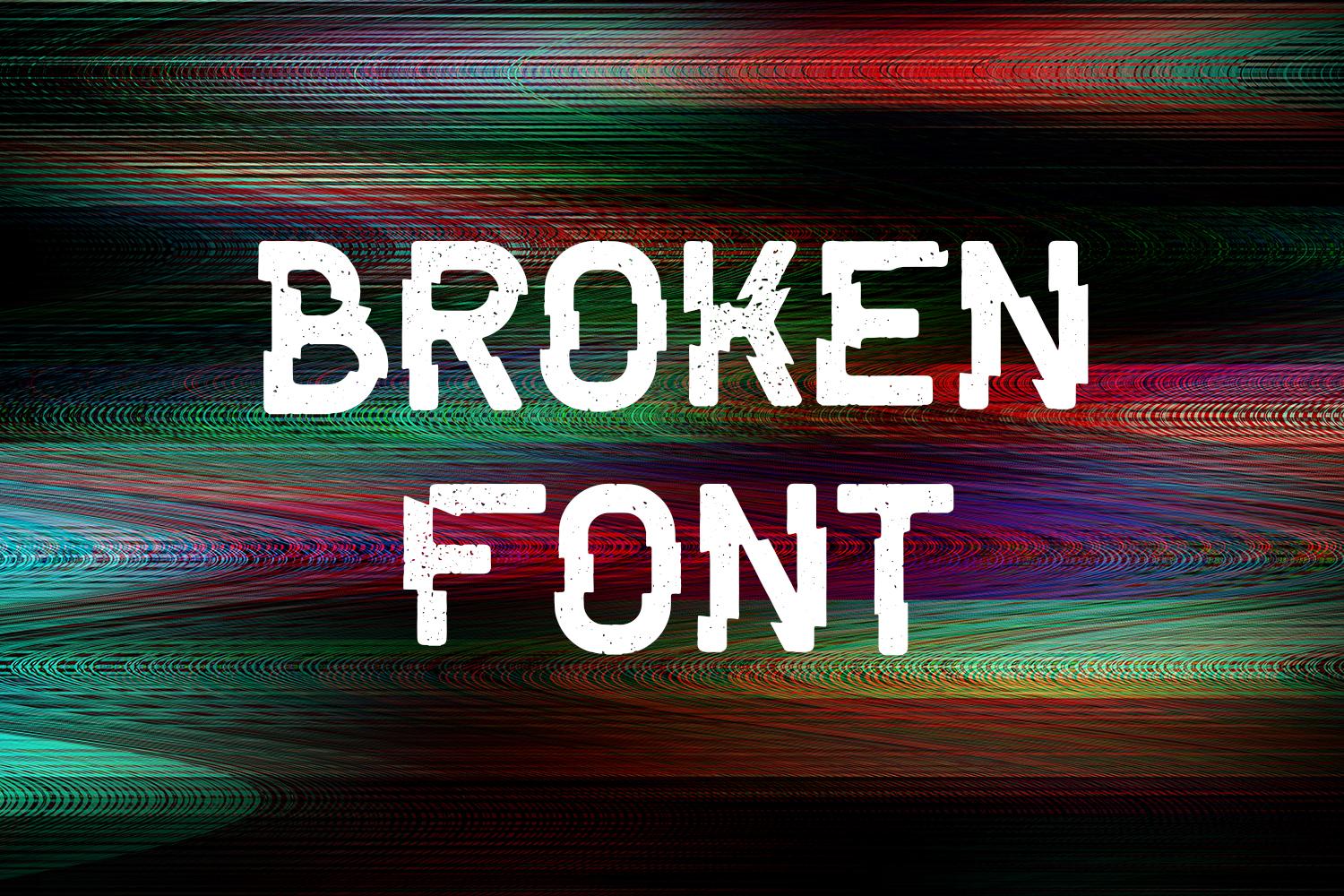 Broken Font