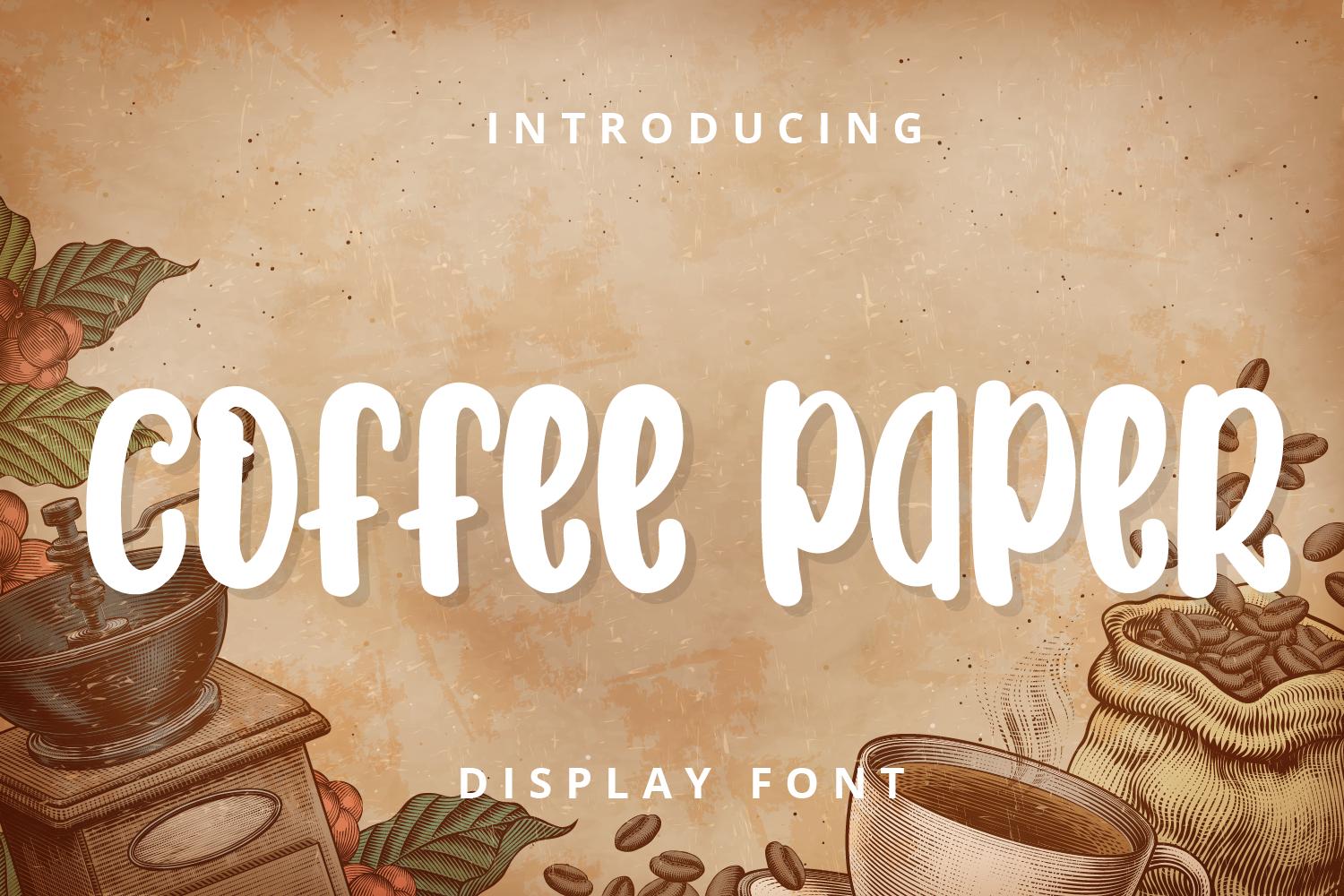 Coffee Paper Font