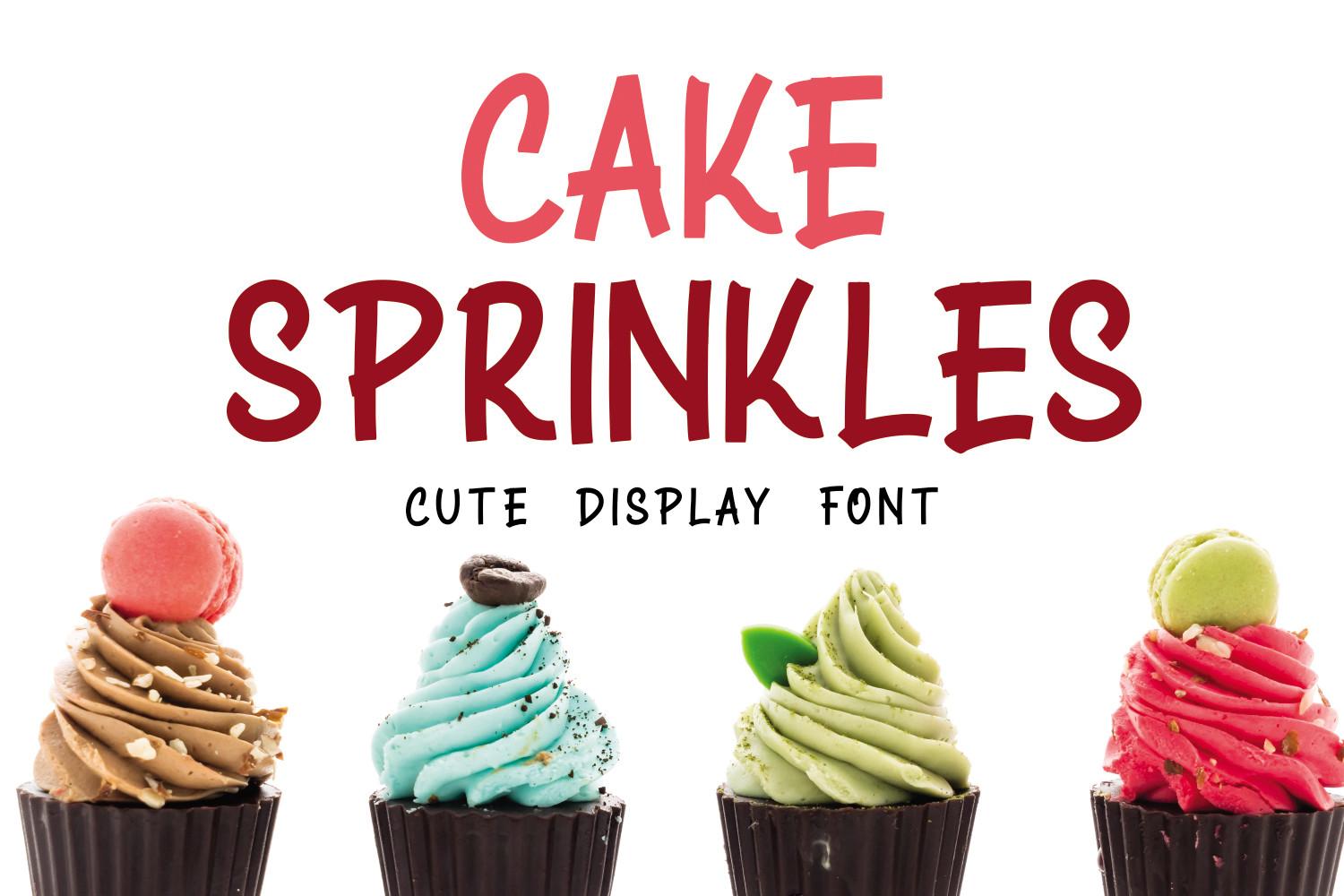Cake Sprinkles Font