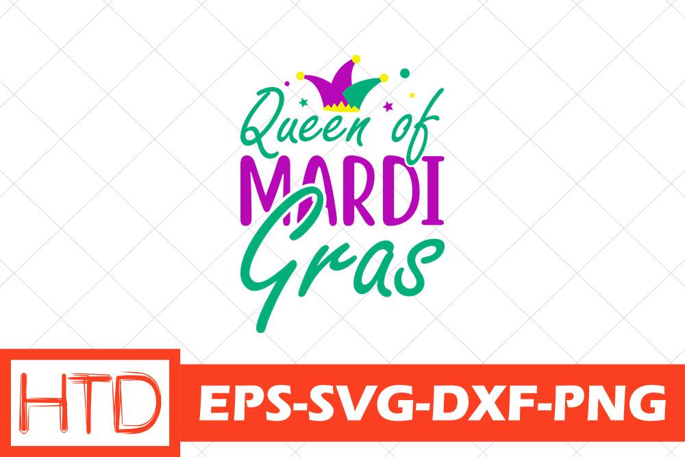 Mardi Gras Svg Design, Queen of Mardi Gr