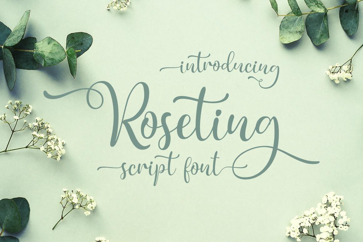 Roseting Font