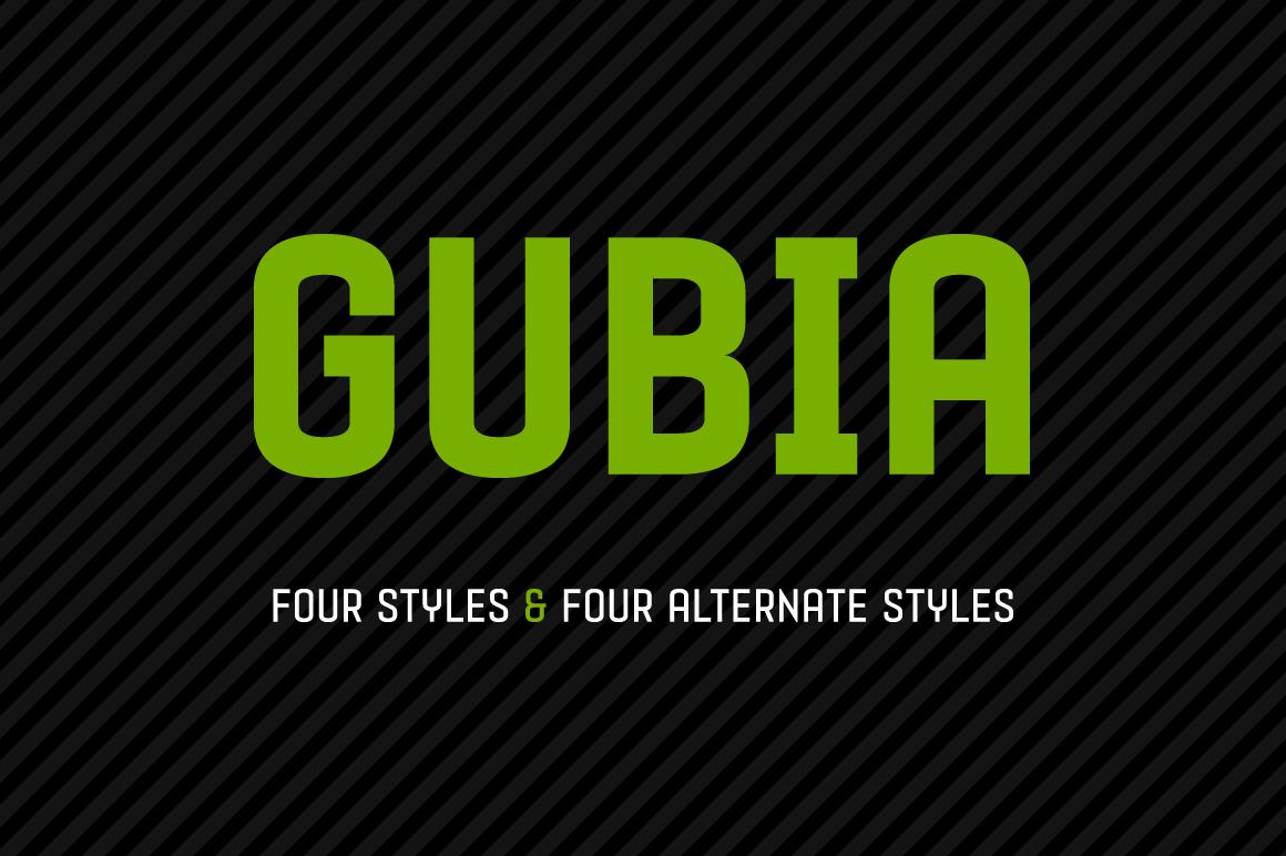 Gubia Family Font