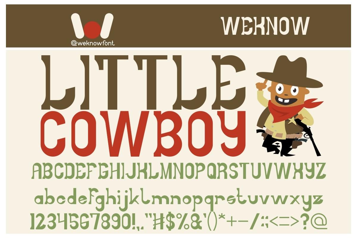 Little Cowboy Font