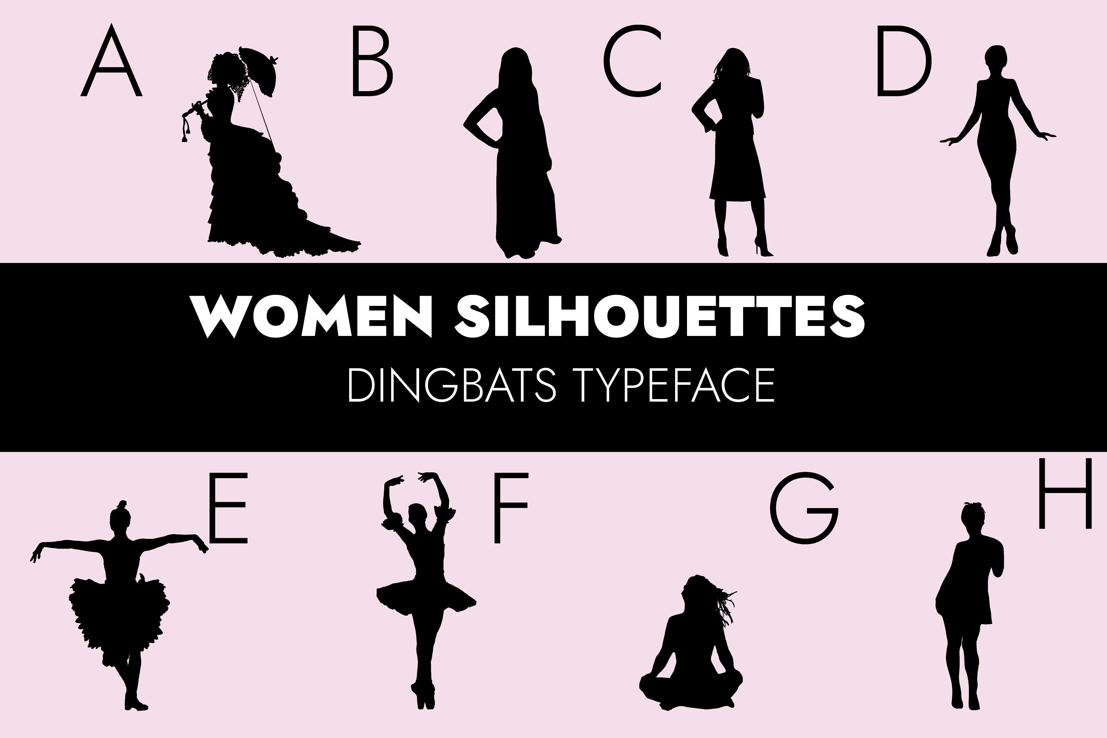 Women Silhouettes 2.0 Font