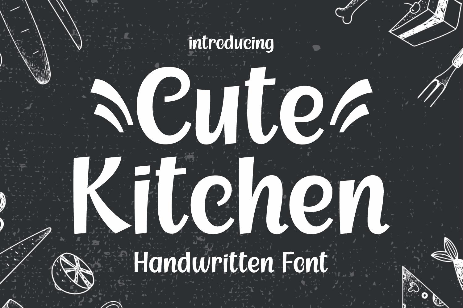 Cute Kitchen Font